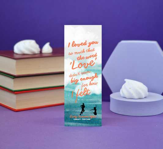 Every Summer After Inspired Bookmark - Illustrated Bookmark - Literary Lovelies UK