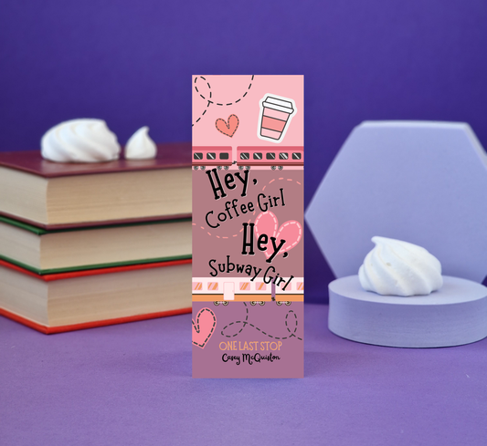 One Last Stop Inspired Bookmark - Illustrated Bookmark - Literary Lovelies UK