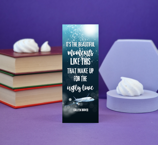 Ugly Love (Colleen Hoover) Inspired Bookmark - Illustrated Bookmark - Literary Lovelies UK