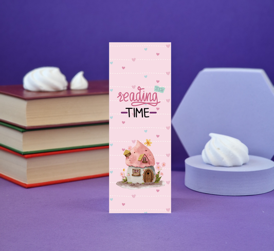 Reading Time Illustrated Bookmark - Literary Lovelies UK