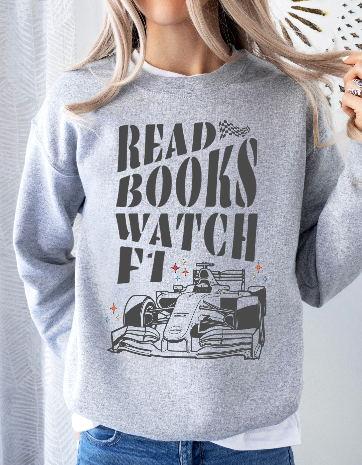 Read Books Watch F1 Sweatshirt