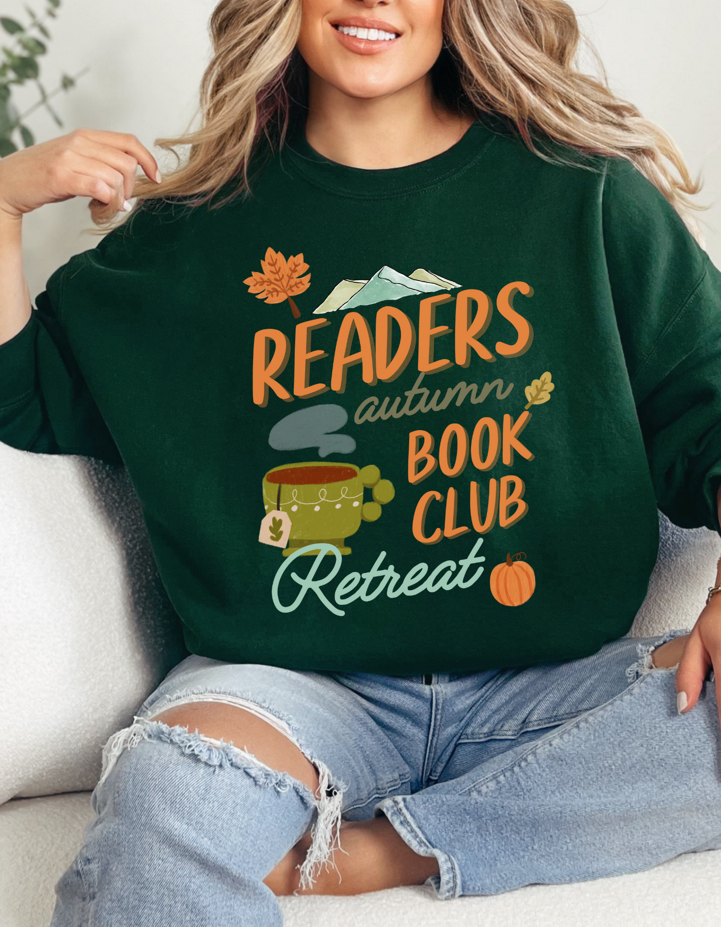 Readers Autumn Book Club Retreat Sweatshirt