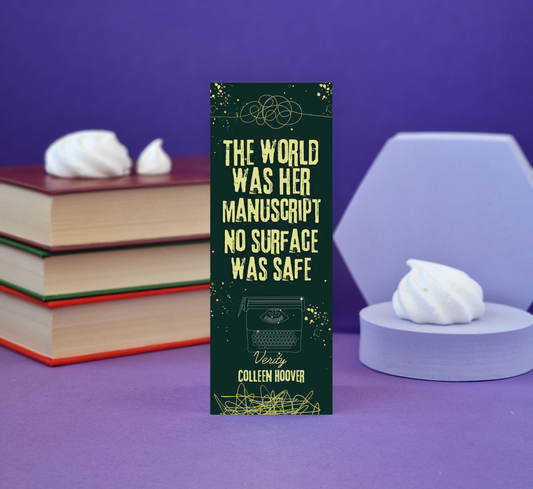 Verity (Colleen Hoover) Inspired Bookmark - Illustrated Bookmark - Literary Lovelies UK