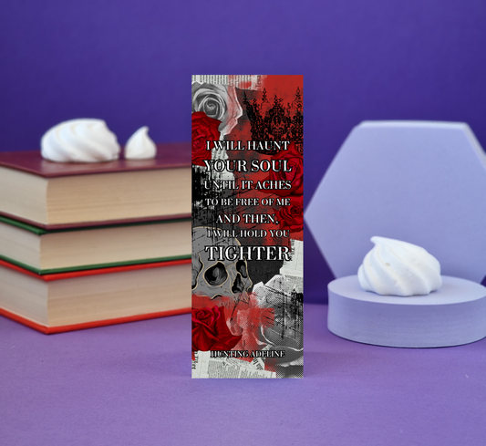 Hunting Adeline Inspired Bookmark - Illustrated Bookmark - Literary Lovelies UK