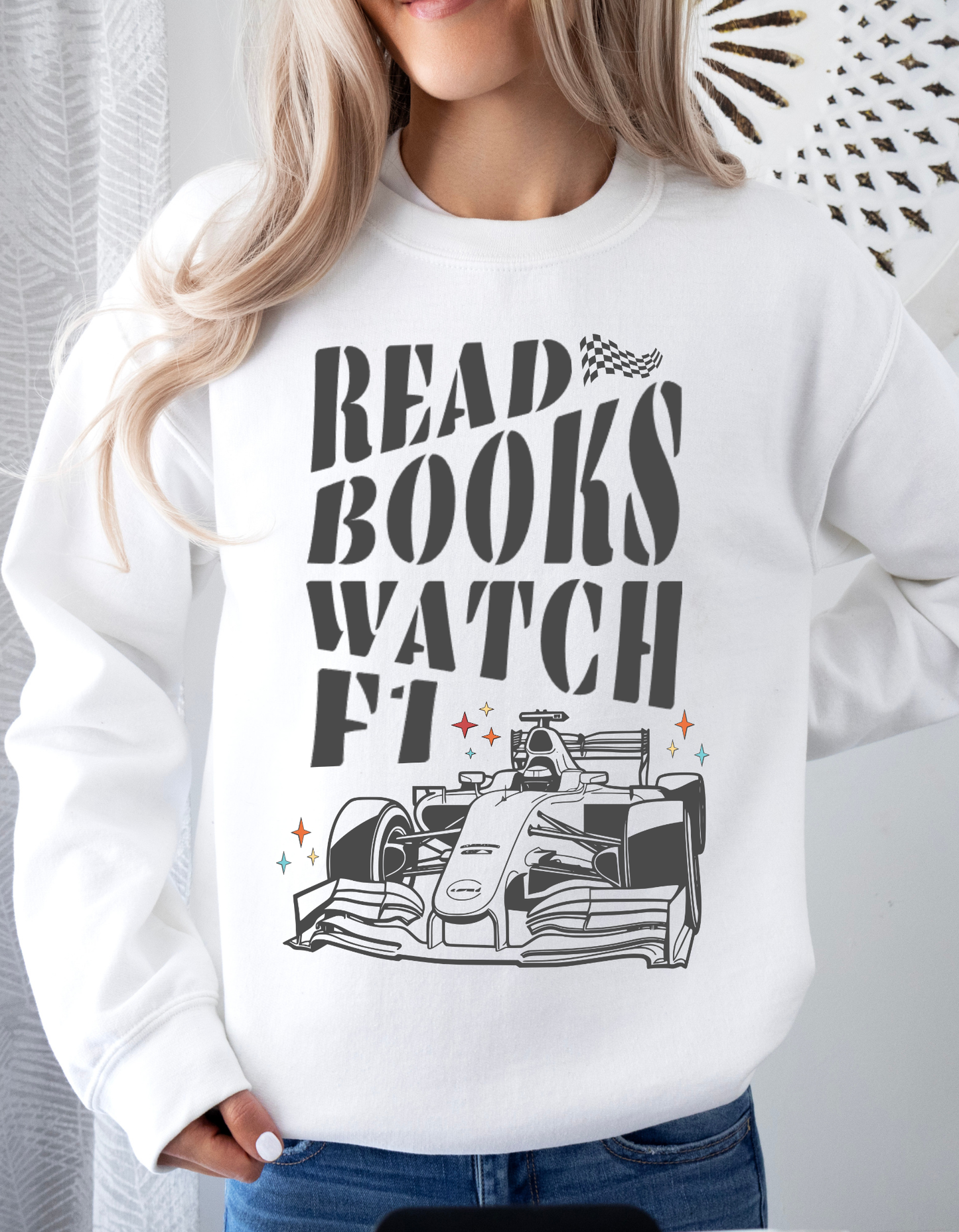 Read Books Watch F1 Sweatshirt