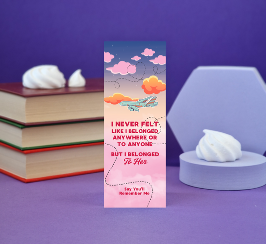 Say You'll Remember Me Illustrated Bookmark - Literary Lovelies UK