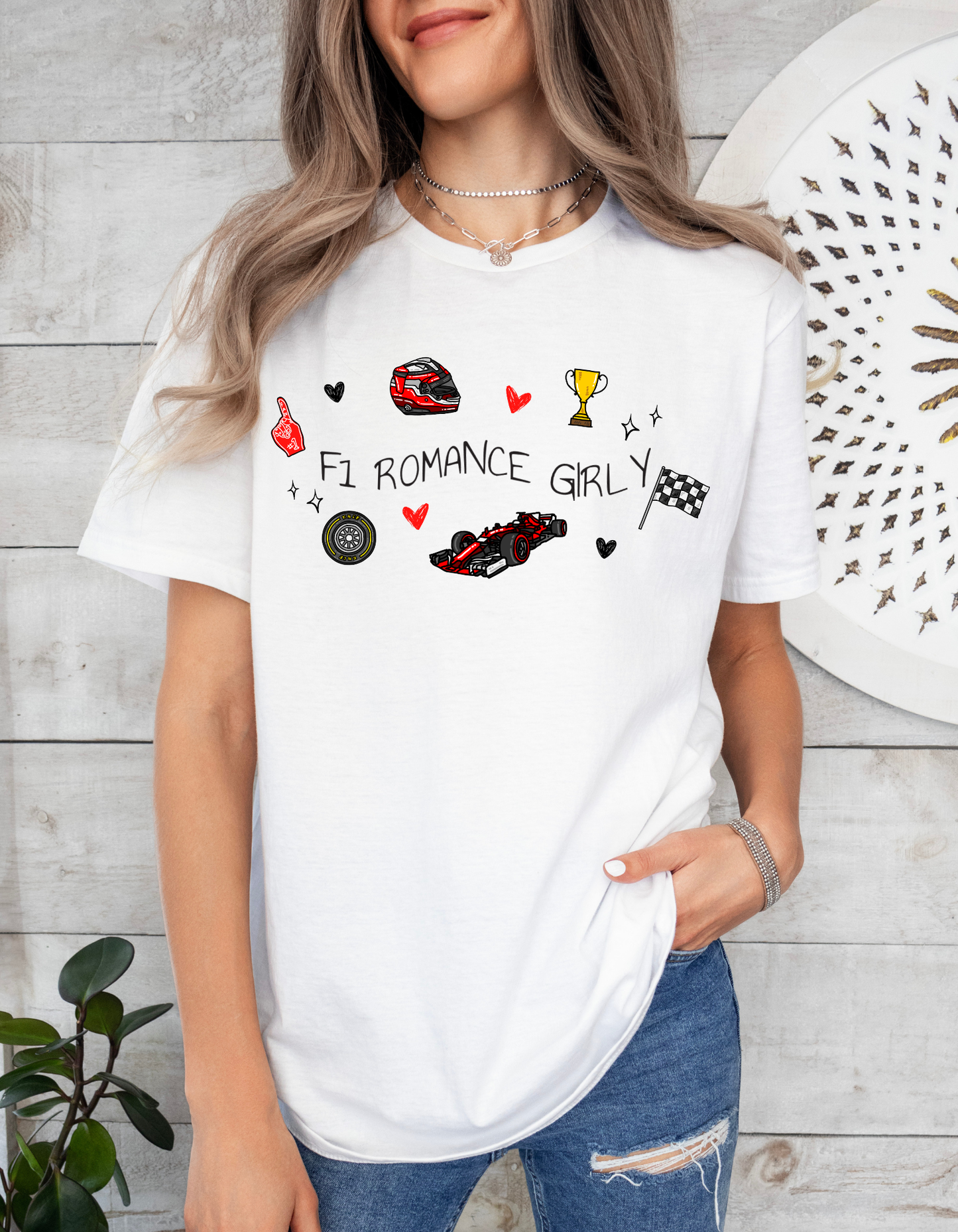 F1 Romance Girly T-shirt