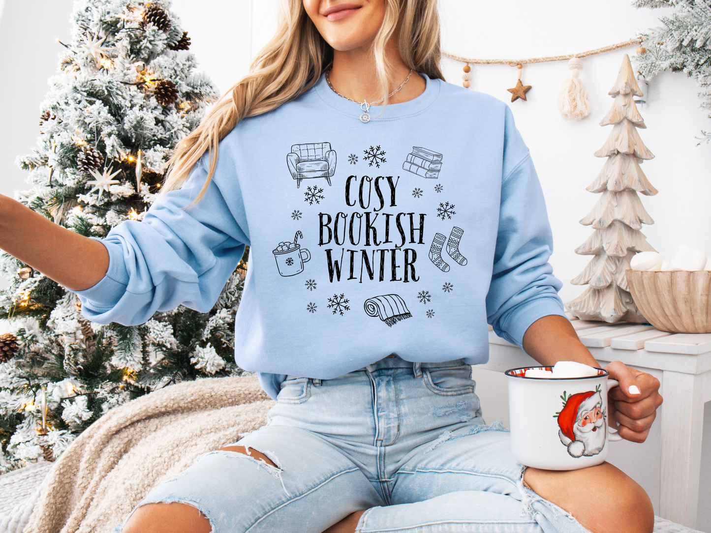 Cosy Bookish Winter Sweatshirt