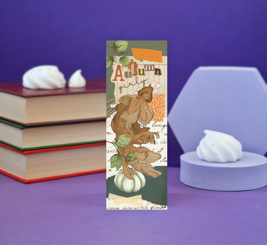 Autumn Girly Bookmark