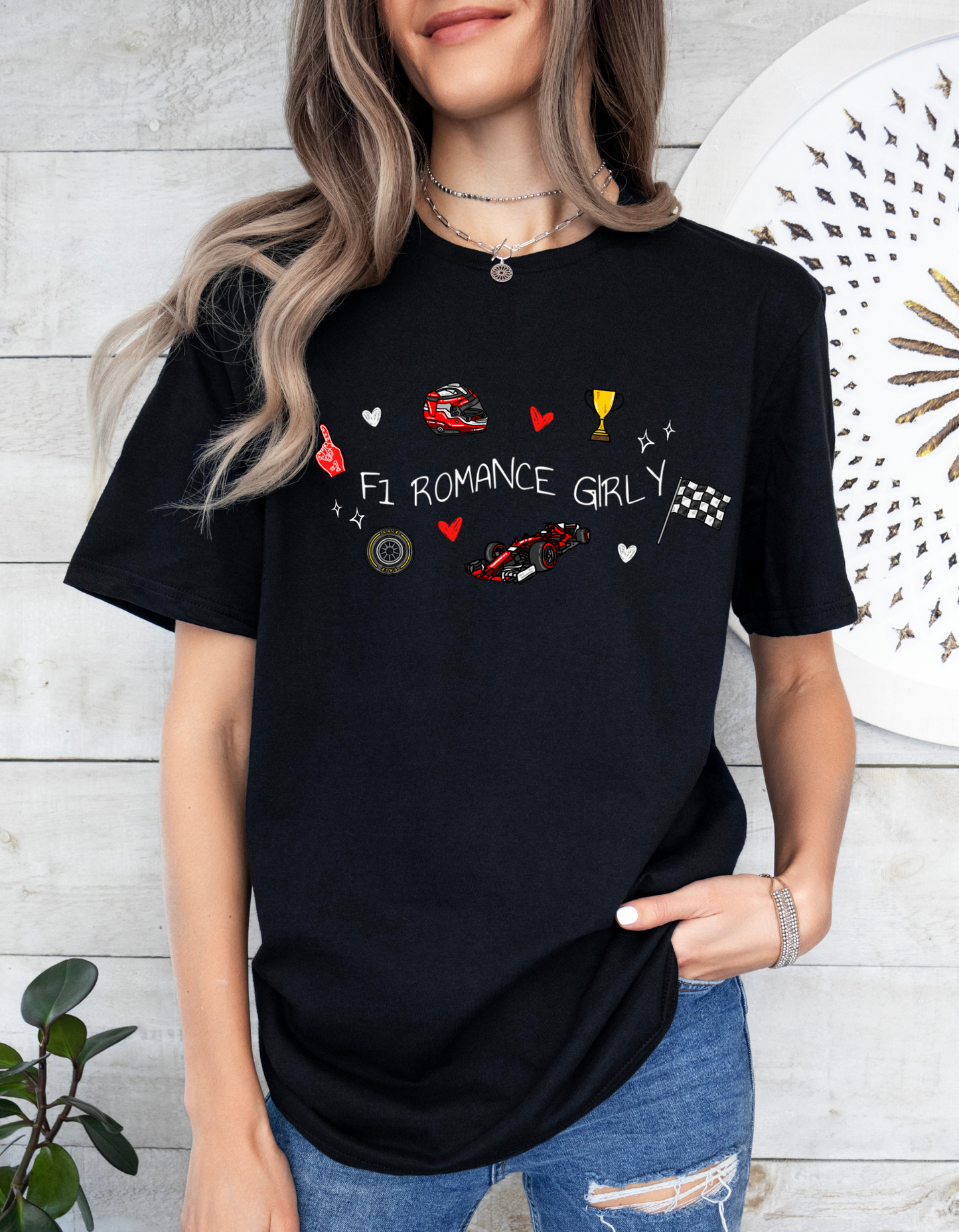 F1 Romance Girly T-shirt
