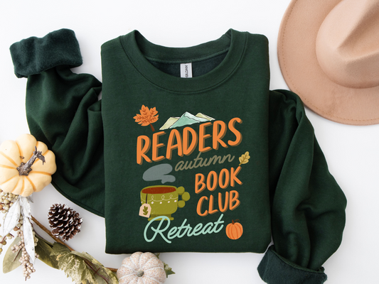 Readers Autumn Book Club Retreat Sweatshirt
