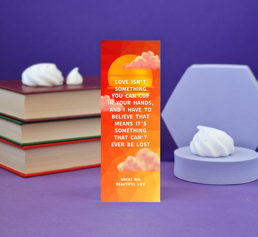 Great Big Beautiful Life Illustrated Bookmark - Literary Lovelies UK