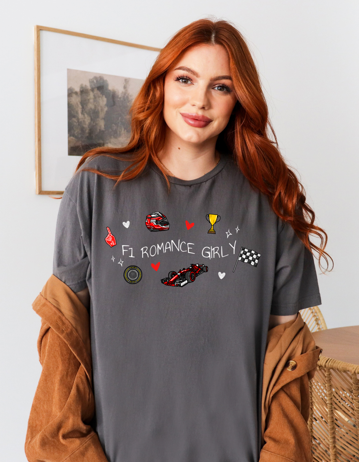 F1 Romance Girly T-shirt
