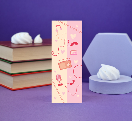 First Time Caller Illustrated Bookmark - Literary Lovelies UK