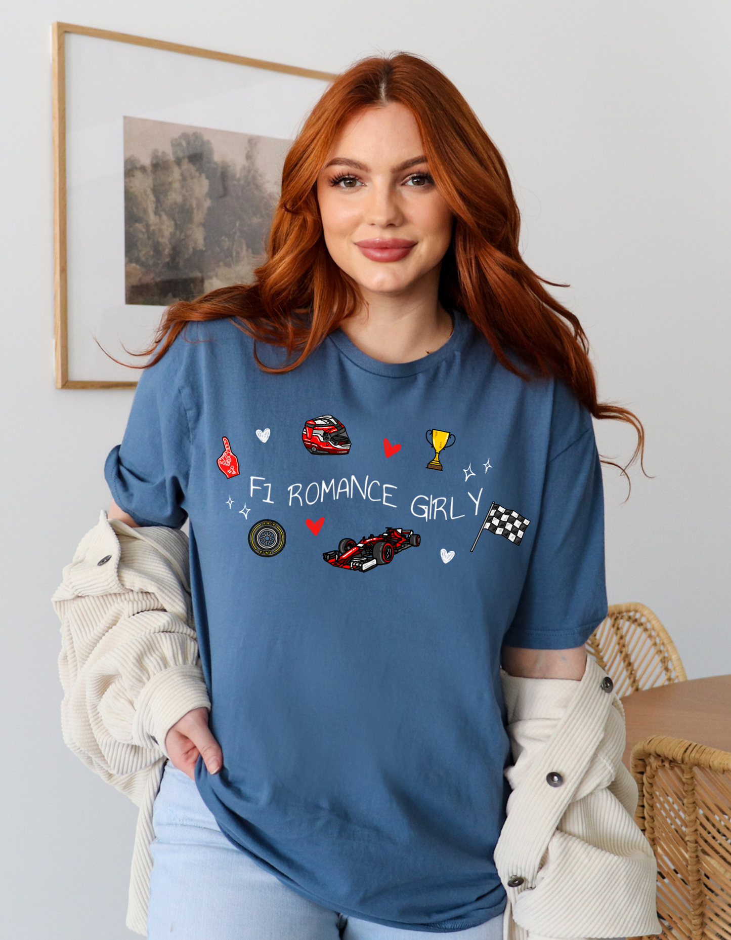 F1 Romance Girly T-shirt