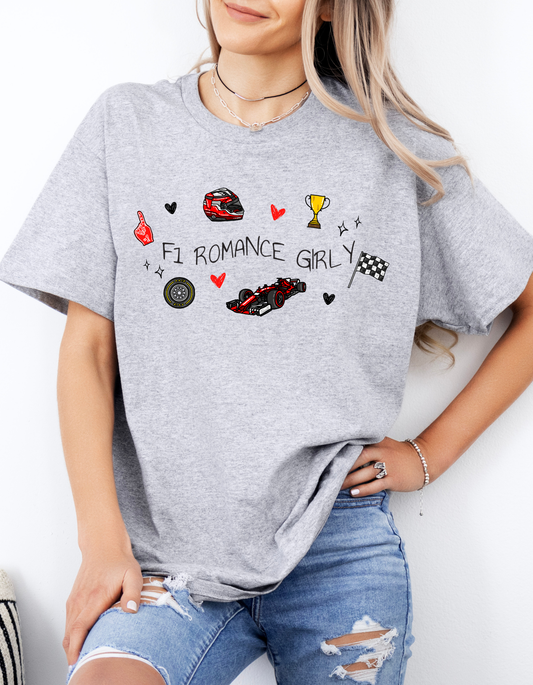 F1 Romance Girly T-shirt