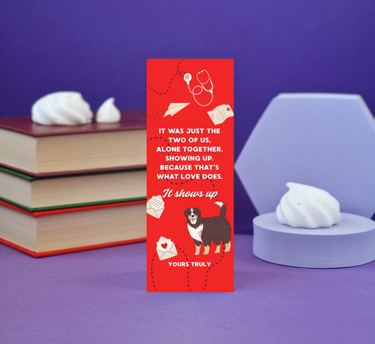 Yours Truly Illustrated Bookmark - Literary Lovelies UK