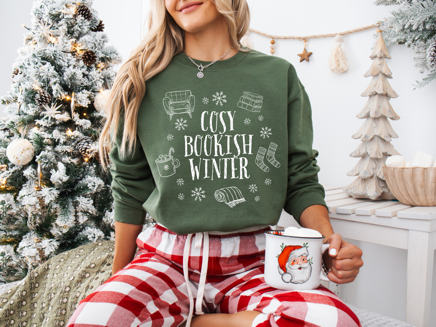 Cosy Bookish Winter Sweatshirt