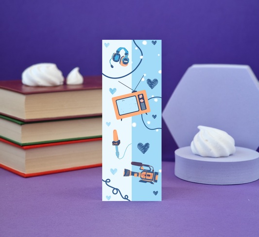 And Now Back To You Illustrated Bookmark