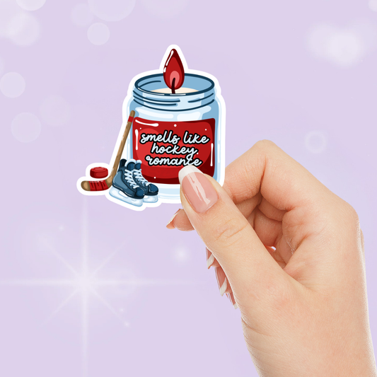 Smells Like Hockey Romance Sticker