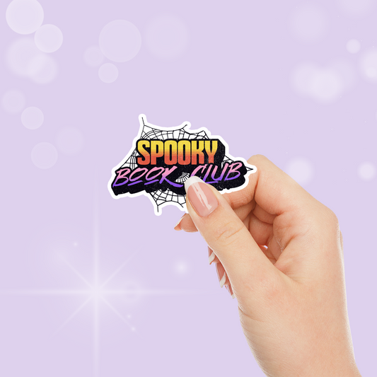 Spooky Book Club Sticker - Literary Lovelies UK