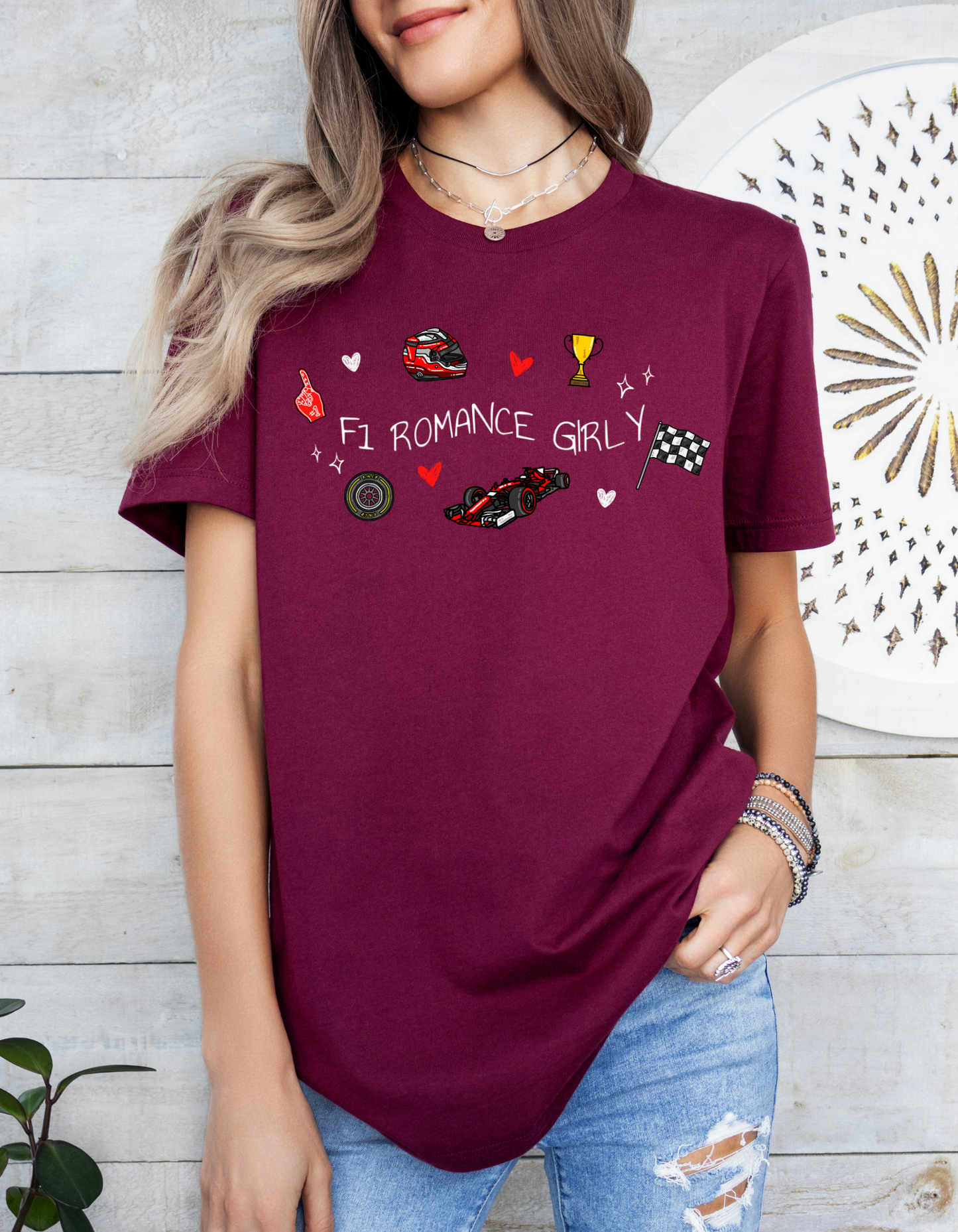 F1 Romance Girly T-shirt