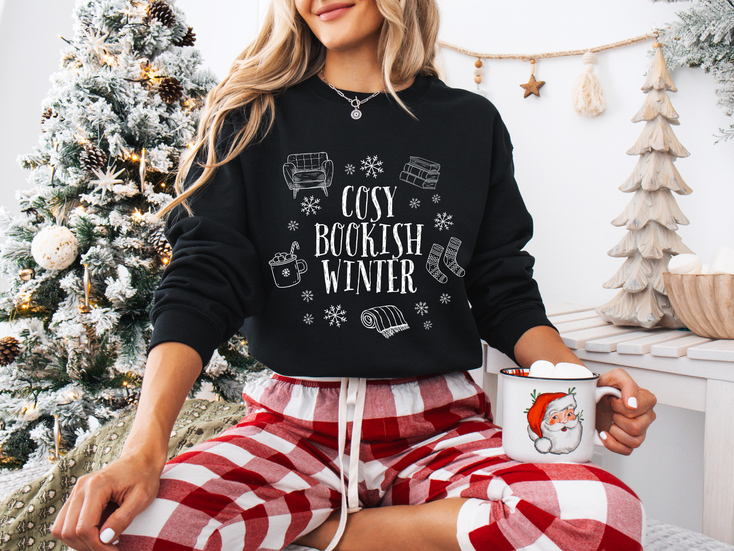 Cosy Bookish Winter Sweatshirt