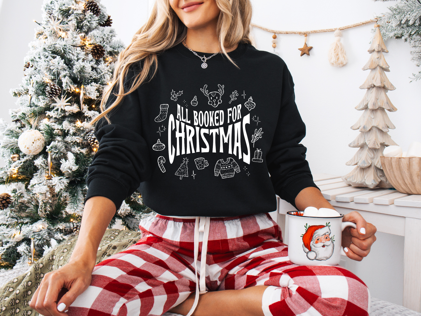 All Booked For Christmas Sweatshirt
