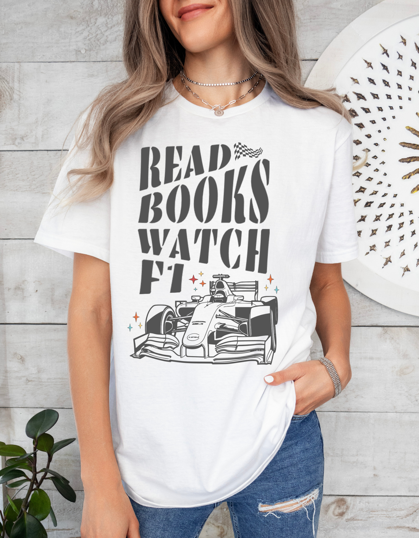Read Books Watch F1 T-shirt