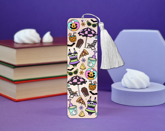 Summerween Beach Vibes Metal Bookmark