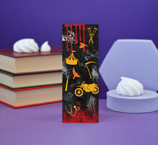 Scythe Sparrow - Illustrated Bookmark - Literary Lovelies UK
