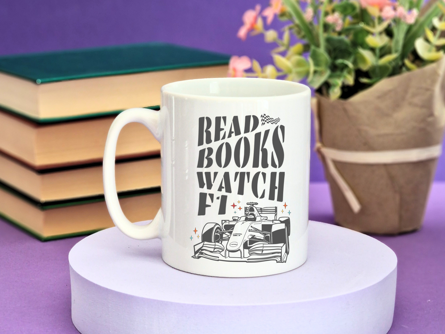 Read Books Watch F1 Mug