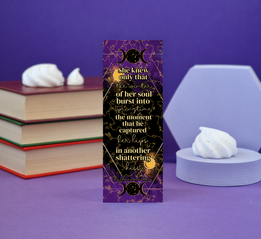 The Winter Of Her Soul Burst Into Spring - The Hurricane Wars Officially Licensed Bookmark - Literary Lovelies UK