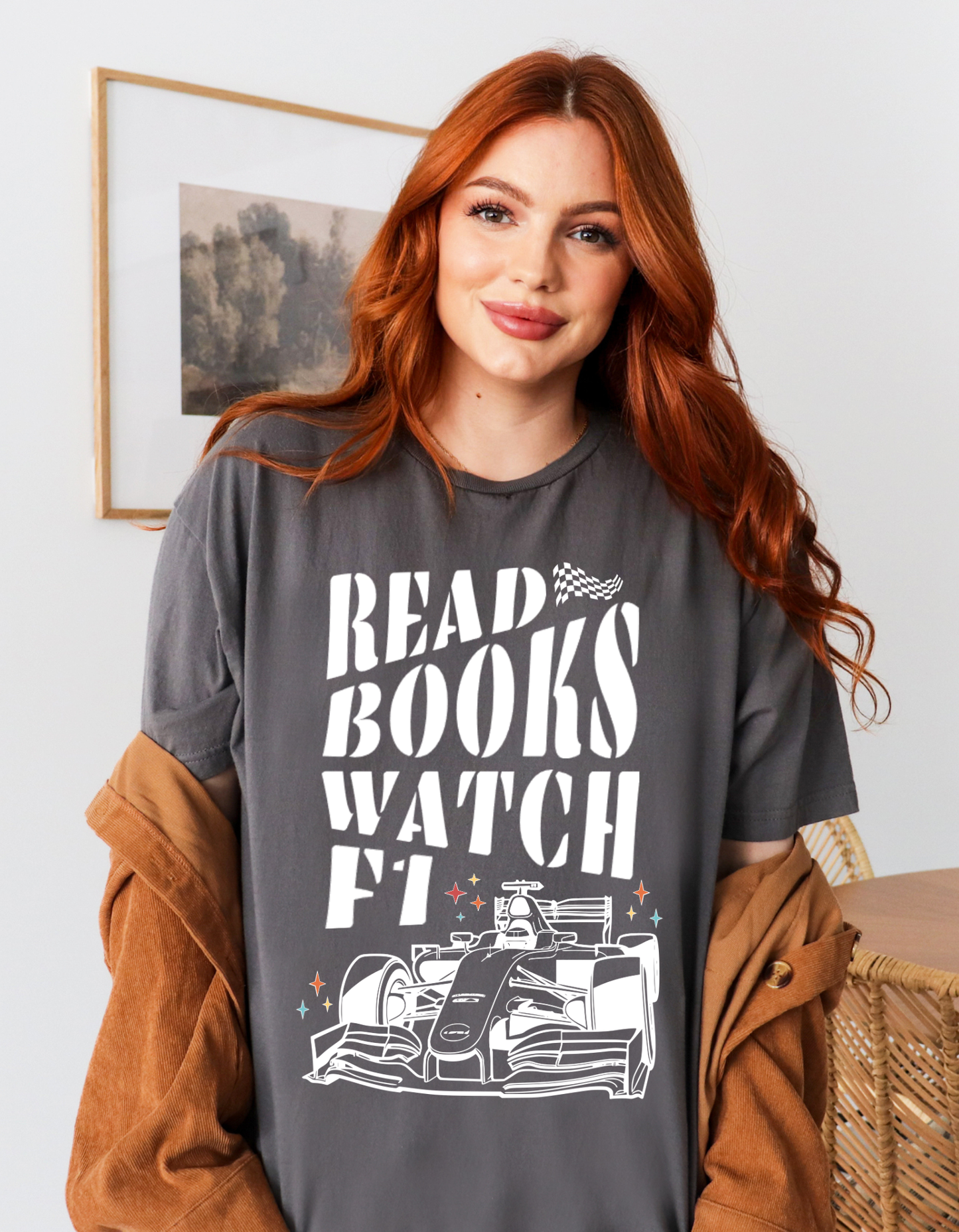 Read Books Watch F1 T-shirt