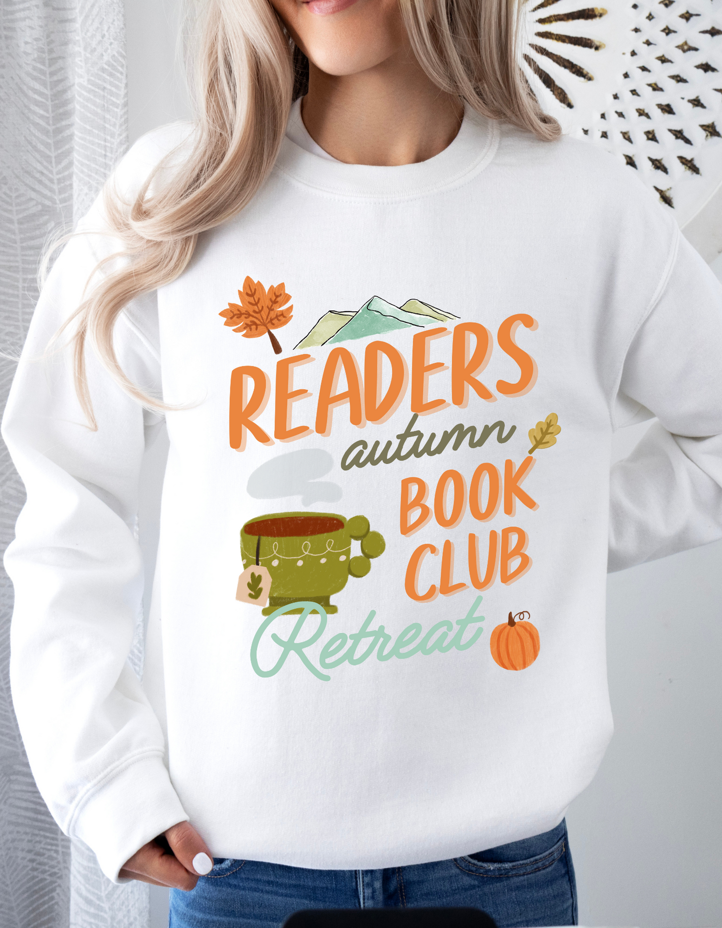 Readers Autumn Book Club Retreat Sweatshirt