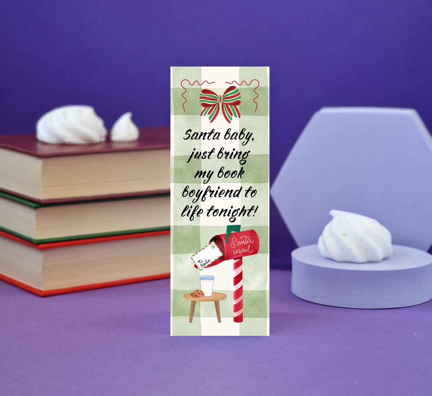 Santa Baby! Illustrated Bookmark