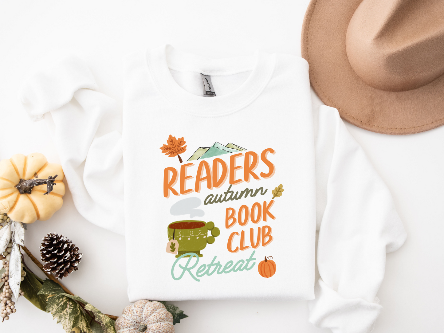 Readers Autumn Book Club Retreat Sweatshirt