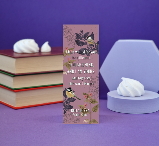 Belladonna - Illustrated Bookmark - Literary Lovelies UK
