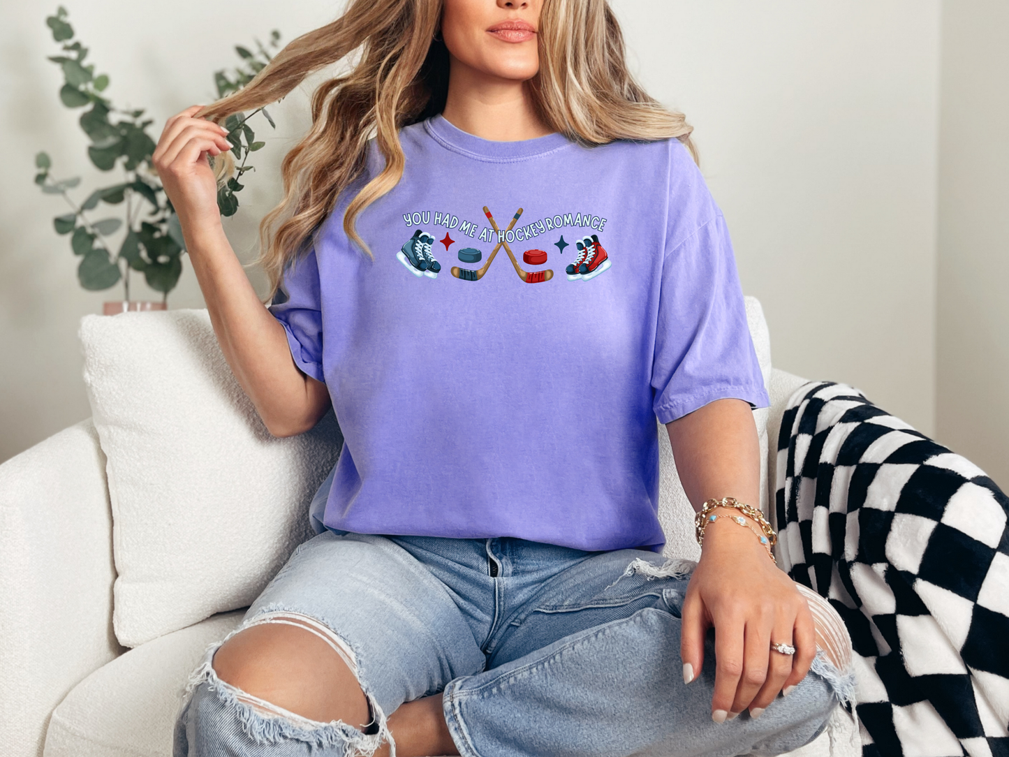 You Had Me At Hockey Romance T-Shirt