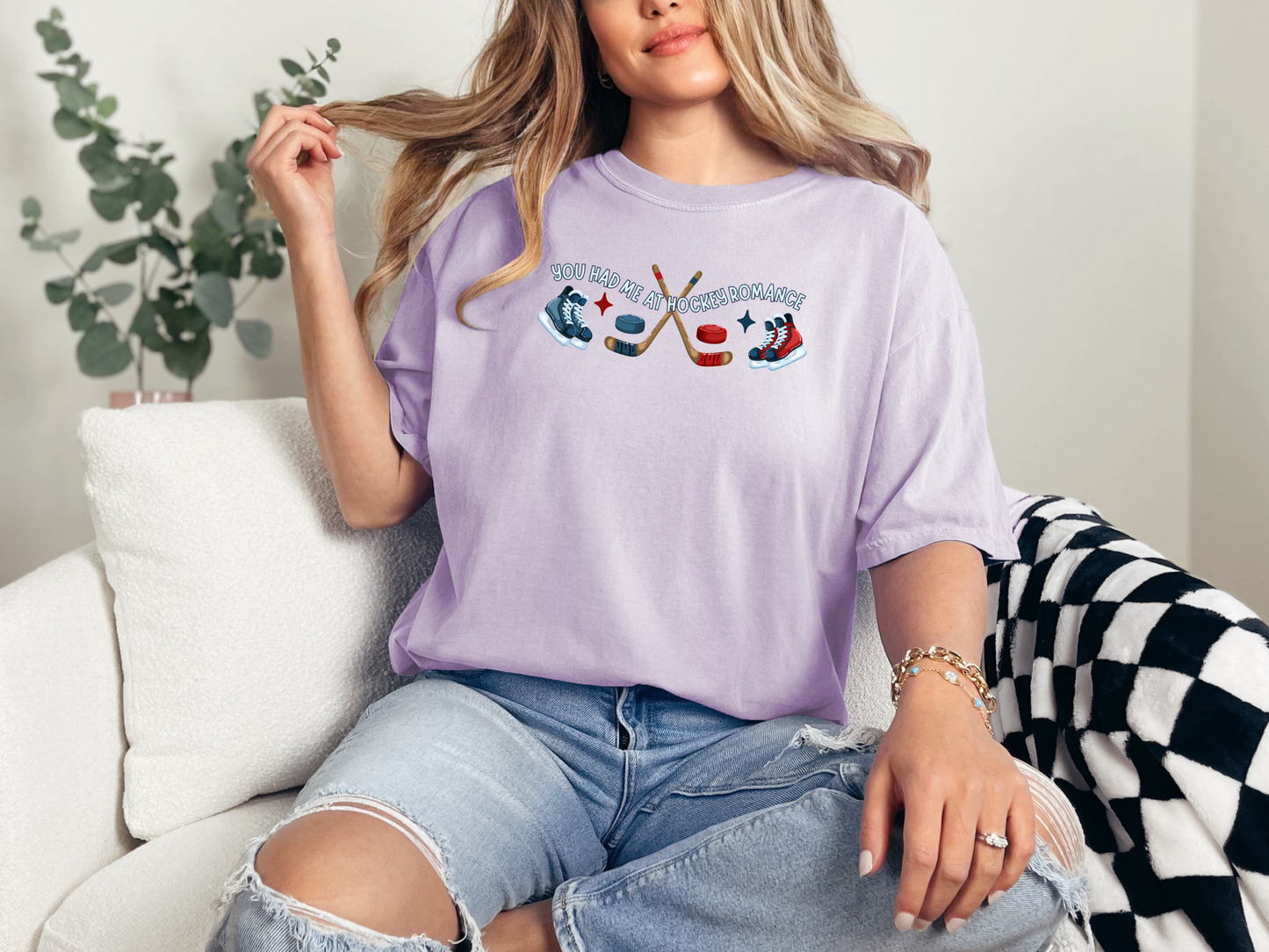 You Had Me At Hockey Romance T-Shirt