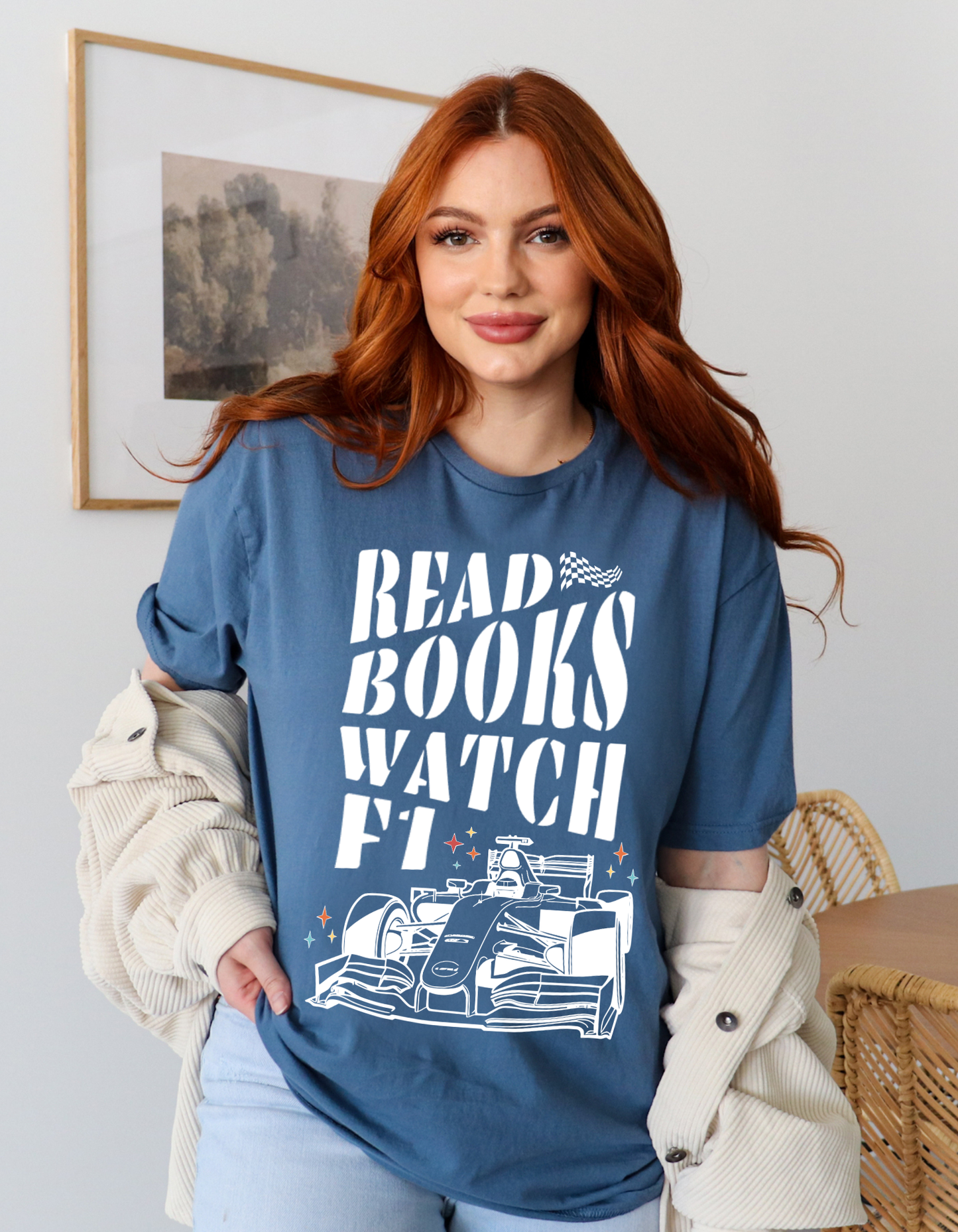 Read Books Watch F1 T-shirt