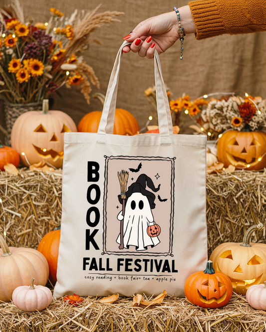 Fall Book Festival Tote Bag