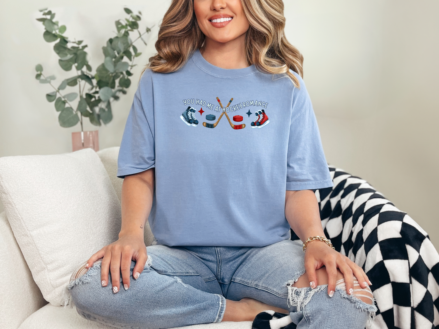 You Had Me At Hockey Romance T-Shirt