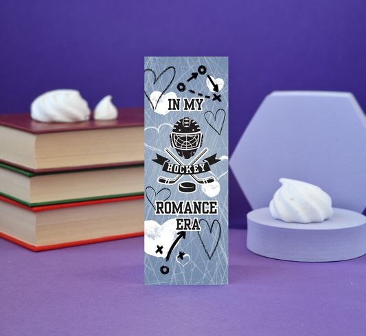 In My Hockey Romance Era - Illustrated Bookmark - Literary Lovelies UK