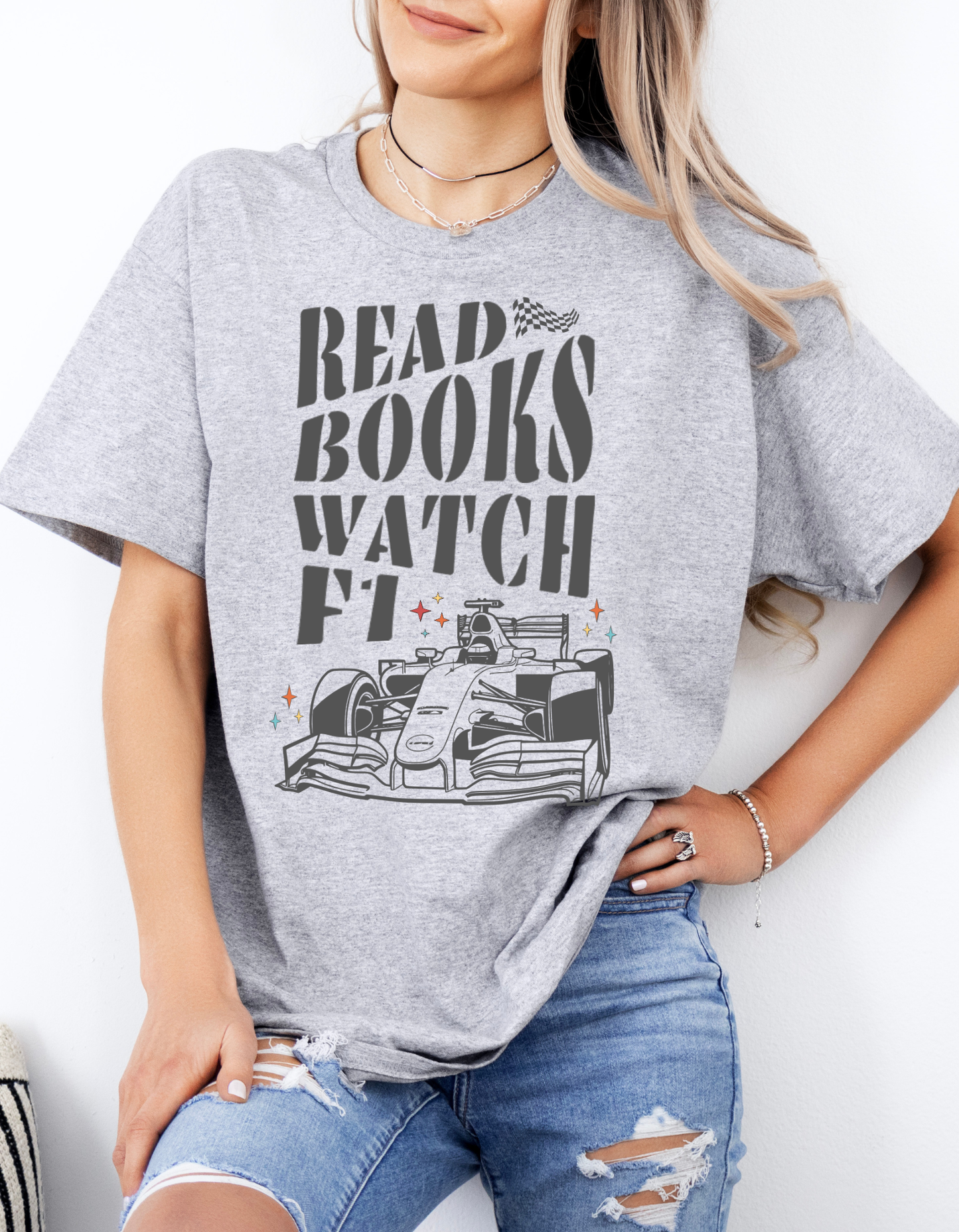 Read Books Watch F1 T-shirt