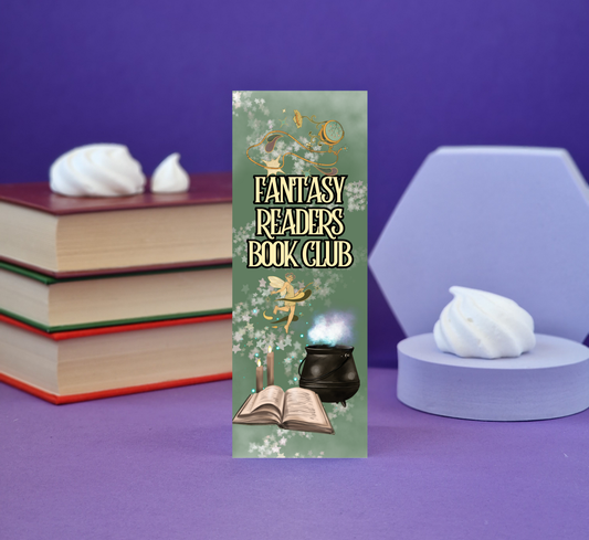 Fantasy Readers Book Club - Illustrated Bookmark - Literary Lovelies UK