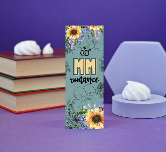 MM Romance - Illustrated Bookmark - Literary Lovelies UK