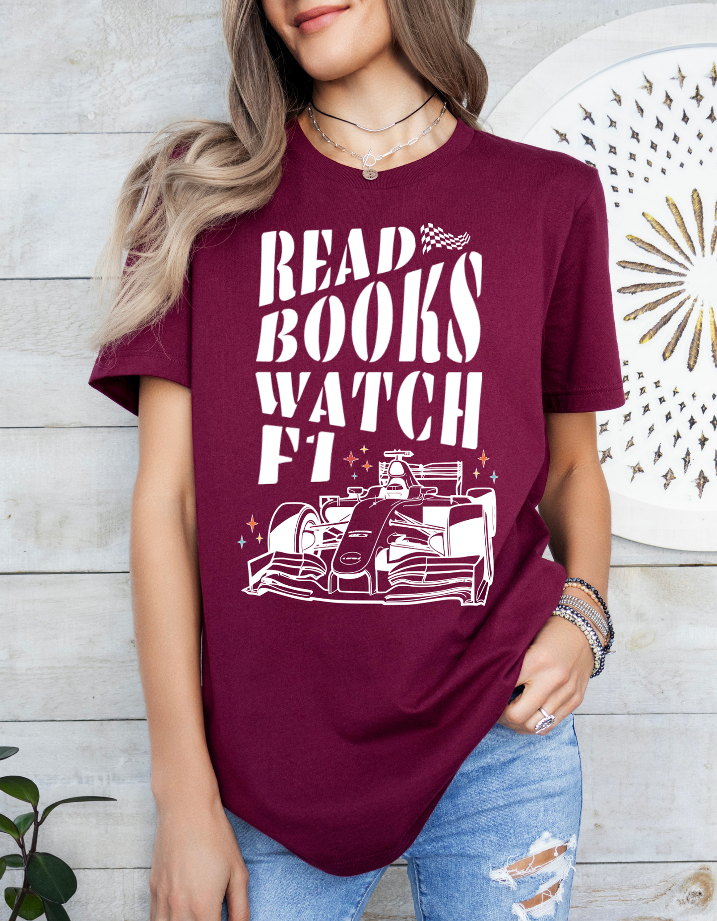 Read Books Watch F1 T-shirt