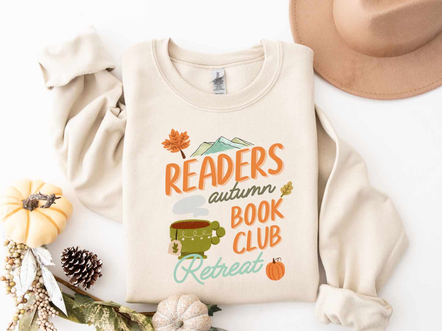 Readers Autumn Book Club Retreat Sweatshirt