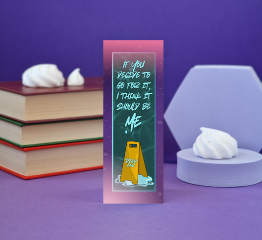 Deep End Illustrated Bookmark - Literary Lovelies UK